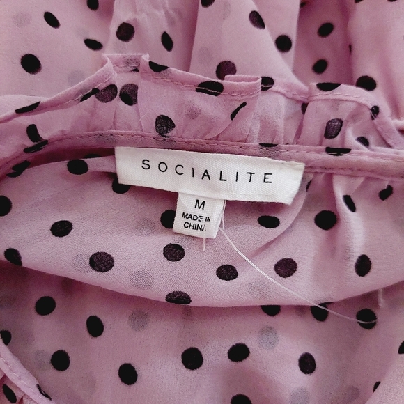 NEW Socialite Floral Smock Waist Mini Dress P1344 - Picture 7 of 9